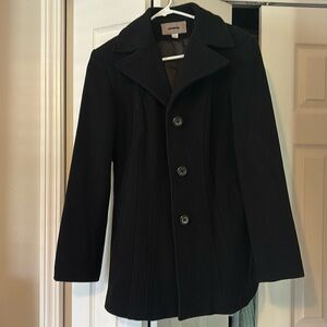 Wool Cashmere Blend Peacoat